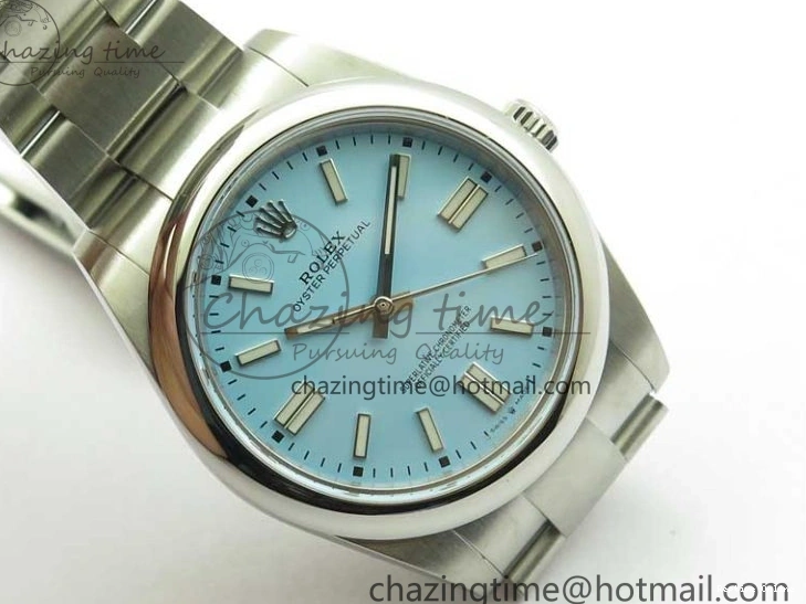 0520 GoodFit Oyster Perpetual 41mm 124300 BP Maker Best Edition Tiffany Blue Dial on SS Bracelet 2691